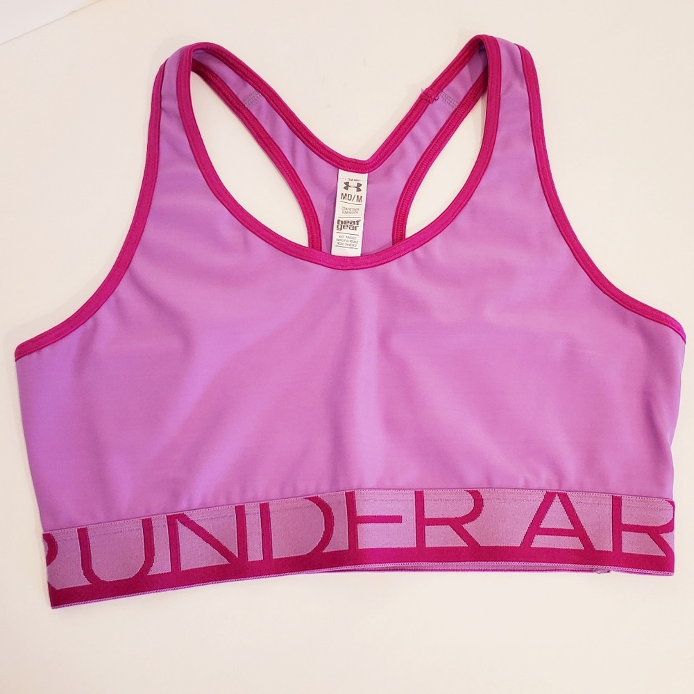 Under Armour Pink Sports Bra Sz M